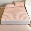 180*200cm 3p Set Thickend Latex Wrap Around Bedding Mat Summer Cool Silky Pillow Case Bean-shaped massage Breathable Antibacterial Foldable Washable