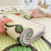 120*200cm 2p Set Latex Bedding Mat Summer Cool Silky Pillow Case Breathable Antibacterial Foldable Washable Kids Gift