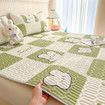 120*200cm 2p Set Latex Bedding Mat Summer Cool Silky Pillow Case Breathable Antibacterial Foldable Washable Kids Gift