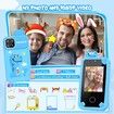 Smart Phone with 2.8inch Touchscreen,Kids Toy for 3-10 Year Old Boys ,Toddler Learning Play Toy Phone with Dual Lens