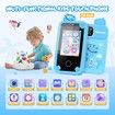 Smart Phone with 2.8inch Touchscreen,Kids Toy for 3-10 Year Old Boys ,Toddler Learning Play Toy Phone with Dual Lens