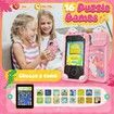 Kids Smart Phone, Unicorn Gift Toys for Girls Ages 3-9, Mini Smart Phone Toys with Touchscreen Learning Games Dual Camera Music Player