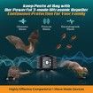 Ultrasonic Rodent Repeller, Indoor Pest Control, Pest Defence Critter Ridder, Mouse Deterrent Ultrasonic, Repel Squirrels, Ultrasonic Bat Repellent for Attic and Rodent Repellent Indoor
