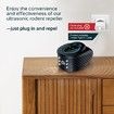 Ultrasonic Rodent Repeller, Indoor Pest Control, Pest Defence Critter Ridder, Mouse Deterrent Ultrasonic, Repel Squirrels, Ultrasonic Bat Repellent for Attic and Rodent Repellent Indoor