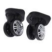 1 Pair Luggage Suitcase Wheels,Trunk Wheels,Luggage Wheel Spare Part Universal Wheel Replacement Luggage Suitcase Wheels,Mute Double Row Wheels