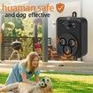 Anti Barking Device with 3 Ultrasonic Level Automatic bark Stopper Dog Barking Deterrent Tool, 50ft Range for Indoor & Outdoor No Barking Silencer for Most Dog Sizes