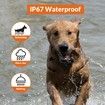 Dog Shock Collar for 10 to 110lbs, Waterproof Rechargeable Electric Dog Training Collar with Remote for Small Medium Large Dogs