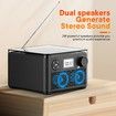 Bluetooth Rechargeable CD Player Portable Speakers Boombox FM Radio MP3 Disc USB TF Headphone Jack Audio Entertainment