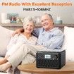 Bluetooth Rechargeable CD Player Portable Speakers Boombox FM Radio MP3 Disc USB TF Headphone Jack Audio Entertainment