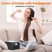 Bluetooth Rechargeable CD Player Portable Speakers Boombox FM Radio MP3 Disc USB TF Headphone Jack Audio Entertainment
