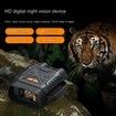 Night Vision Goggles, 4K Night Vision Binoculars for Men with 2.8Inch HD Screen,9 Levels IR Mode and 10X Digital Zoom for Hunting and Surveillance, Max Support 128GB TF Card(Not Inclued) for Photo and Video