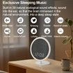 White Noise Machine with Bluetooth,39 Soothing Sounds LED Night Light and Clock Display for Sleeping,Sleep Sound Machine for Office,Insomniacs