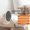 White Noise Machine with Bluetooth,39 Soothing Sounds LED Night Light and Clock Display for Sleeping,Sleep Sound Machine for Office,Insomniacs