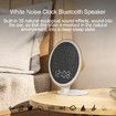White Noise Machine with Bluetooth,39 Soothing Sounds LED Night Light and Clock Display for Sleeping,Sleep Sound Machine for Office,Insomniacs