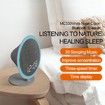 White Noise Machine with Bluetooth,39 Soothing Sounds LED Night Light and Clock Display for Sleeping,Sleep Sound Machine for Office,Insomniacs