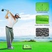 Golf Hitting Mat,Golf Training Mat for Swing Path Feedback/Detection Batting,Extra Replaceable Golf Practice Mat 16Inx12In,Golf Gifts for Men Women