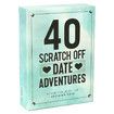 40 Scratch Off Date Adventure Ideas Fun & Romantic Activities for Couples, Ideal for Anniversaries Birthdays and Date Night Gifts