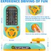 Musical Steering Wheel Toys for Boys 4-6, Simulated Driving Racing Car Game with Sound, Interactive Educational Learning Race Car Toy