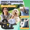 Dog Shock Collar for 2 Dogs,Dog Training Collar with Remote,Rechargeable E Collar Waterproof Collars with Unique Shock Lock Keypad for Large Medium Small Dogs All Breeds