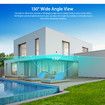 Wireless Security Camera*2 Home CCTV House Indoor Outdoor WiFi Surveillance System Waterproof with Solar Panel Battery