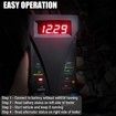 12V Digital Car Battery Tester Voltmeter and Charging System Analyzer with LCD Display and LED Indication