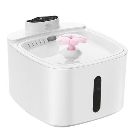Pet Water Fountain, Wireless Automatic Cat Fountain for Cats and Dog with Motion Sensor Operated Pet Water Dispenser