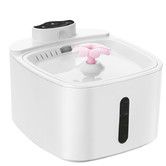 Pet Water Fountain, Wireless Automatic Cat Fountain for Cats and Dog with Motion Sensor Operated Pet Water Dispenser