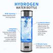 Hydrogen Water Bottle, Portable SPE PEM Technology Water Ionizer Machine, Rechargeable 3 Min Quick Electrolysis Water Bottle Generator for Home, Office, Travel