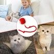 Pet Smart Rolling Ball, Cat Toy Ball, Electric Cat Toy Ball, Self Entertainment Cat Ball, Indoor Cat Toys, Cat Puzzle Toy, Cat Balls for Playing and Interaction, Perfect for Cat Lovers, Red