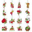 Grinch Christmas Tree Hanging Ornaments Decoration Set of 32 Tree Decorations,Indoor Outdoor Christmas Tree Decor