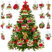 Grinch Christmas Tree Hanging Ornaments Decoration Set of 32 Tree Decorations,Indoor Outdoor Christmas Tree Decor