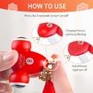 Interactive Cat Toys, Rechargeable Automatic Cat Toy with Feather and Bell for Indoor Cats Fast Rolls on Thin Carpet, Enters Sleep Mode after 5 Minutes, Motion Activated Cat Toy