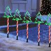 5-in-1 Solar Christmas Tree Light Garden Stake Lights For Patio,Yard,Garden,Walkway,Lawn And Other Outdoor Christmas Decoration