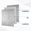 Foil Heat Barrier Shield Reflective Air Roof Wall Floor Attic Loft Cell Insulation Rolls Ceiling Window Aluminium 6mm XPE 20sq m