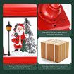 Christmas Led Street Light Snowing Post Xmas Decoration Ornaments Lantern Music Table Lamp Indoor Outdoor Path Garden Main Gate Pole Pillar