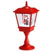 Christmas Led Street Light Snowing Post Xmas Decoration Ornaments Lantern Music Table Lamp Indoor Outdoor Path Garden Main Gate Pole Pillar