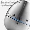 Stainless Steel Kitchen Egg Timer Visual Countdown For Cooking And Baking