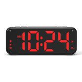 Large Digital Alarm Clock Big Numbers for Seniors, Electric Clocks for Bedroom, Jumbo Display Fully Dimmable Brightness, Adjustable Alarm Volume