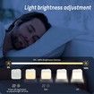 Alarm Clock Night Lights for Bedrooms, 6 Scenes and White Noise Sync, Dual Alarms and Snooze, for Heavy Sleepers, Gifts for Kids Teens