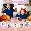 Karaoke Machine for Kids, Mini Portable Bluetooth Karaoke Speaker with 2 Wireless Mics, Gifts Toys for Girls Boys Family Home Party,Birthday Party (Pink）