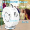 Electric Bubble Machine for Kid Automatic Bubble Blower Rechargeable 360 Degree Auto Rotatable Portable Bubble Maker Toy-White