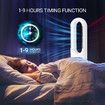 2in1 Bladeless Fan Heater Electric Oscillation Space Tower Cool Air Hot Remote Control Timer Home Office Bedroom Floor