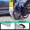 Wheelchair Ramp Steps Stairs Folding Portable Threshold Mobility Aid Handicap 270kg Aluminium Loading Access 61x73.5cm