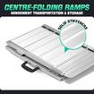 Wheelchair Ramp Steps Stairs Folding Portable Threshold Mobility Aid Handicap 270kg Aluminium Loading Access 61x73.5cm