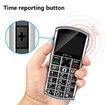 4G VoLTE One Click Unlock Big Button Large Fonts Senior Elderly Mobile Phone High Volume Speakers SOS Button USB C Powered 1400mAh Battery Sliver