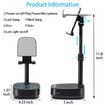 3-in-1 Cell Phone Stand with Wireless Bluetooth Speaker and Night Light,Adjustable Height,HD Surround Sound Perfect for Home,Outdoors-Black