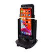 Phone Swing Step Counter Pedometer Compatible with Poke Ball Plus, Pokemon Go, Pokemon go Pedometer, High Silent Version, USB Cable, Support 2 Phones, Black