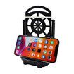 Phone Swing Step Counter Pedometer Compatible with Poke Ball Plus, Pokemon Go, Pokemon go Pedometer, High Silent Version, USB Cable, Support 2 Phones, Black