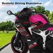 Kids Ride On Motorcycle Toy Car Electric 12V Battery Motorbike Dirt Bike Off Road Street Pedal Bicycle Training Wheel USB