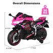 Kids Ride On Motorcycle Toy Car Electric 12V Battery Motorbike Dirt Bike Off Road Street Pedal Bicycle Training Wheel USB